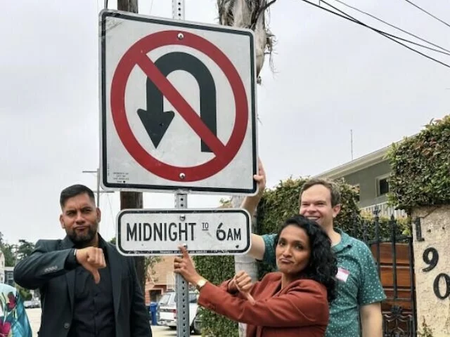 В Лос-Анджелесе убирают несколько дорожных знаков, оскорбляющие извращенцев