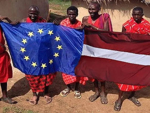 Латвия для индийцев, негров и азиатов